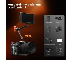 K&amp;F CONCEPT šarnyrinė tvirtinimo rankena su spaustuku, 24,9 cm, iki 2kg, KF31.131
