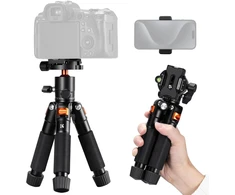 K&amp;F CONCEPT stalinis mini trikojis 55 cm su rutuline galvute, 6kg, S225A0+BH-25L