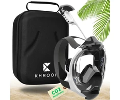 Khroom pilno veido nardymo kaukė Seaview Y su CO2 apsauga, balta, dydis L/XL
