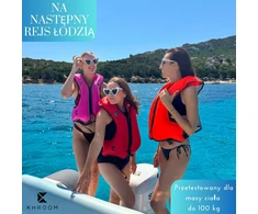 Khroom pripučiama gelbėjimosi liemenė suaugusiems, europinis standartas, iki 100 kg, SOF00002