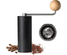 Kavamalė KINGrinder rankinis kavos malūnėlis su plieninėmis girnomis, 20 g, 5BP0001-BK
