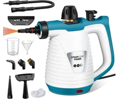 KingSom rankinis garinis valytuvas 1050 W, 3 bar, 350 ml su 10 priedų JQ388