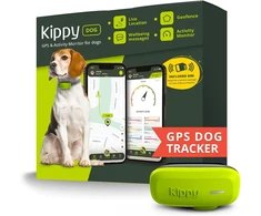Kippy GPS sekiklis šunims ir katėms, atsparus vandeniui, su 4G LTE-M, žalias