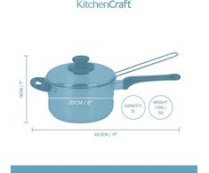 Kitchen Craft KitchenCraft gruzdintuvės puodas su krepšeliu ir dangčiu, indukcinėms kaitlentėms, KCCHIPLRG