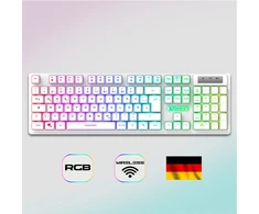 Klaviatūra Empire Gaming belaidis žaidimų klaviatūros ir pelės rinkinys 2,4 GHz, QWERTZ, 4800 DPI Armor RF800