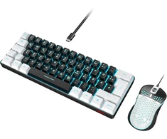 Klaviatūra RedThunder laidinis žaidimų klaviatūros ir pelės rinkinys, 62 klavišų QWERTZ, RGB, 7200 DPI