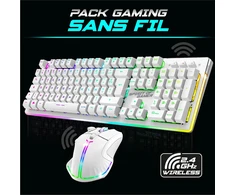 Klaviatūra Spirit Of Gamer belaidis žaidimų klaviatūros ir pelės rinkinys 2,4 GHz RGB ULTIMATE 600