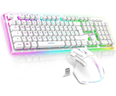 Klaviatūra Spirit Of Gamer belaidis žaidimų klaviatūros ir pelės rinkinys 2,4 GHz RGB ULTIMATE 600