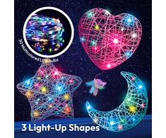 Klever Kits 3D siūlų meno rinkinys su LED lemputėmis vaikams 8–12 metų 60105