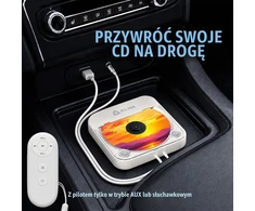 KLIM automobilinis CD grotuvas su USB, AUX ir nuotolinio valdymo pultu KLIM Nomad