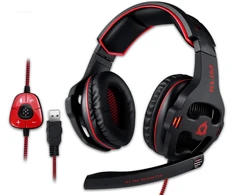 KLIM žaidimų ausinės Mantis su mikrofonu, USB ir 7.1 erdviniu garsu