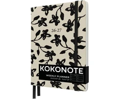 Kokonote akademinis savaitinis planuoklis 2026–2027, 13 x 19 cm, KKPETIT262702