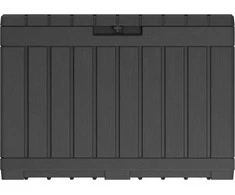 Koll Living lauko daiktadėžė, 190 l, antracito spalvos, polipropilenas, 82,3 × 45 × 57,7 cm, 22633
