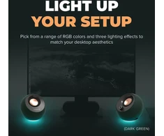 Kompiuterio kolonėlės Creative Pebble Pro, Juodos