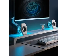 Kompiuterio kolonėlės Edifier kompiuterinės garsiakalbiai su Bluetooth, 32 W galia, 7.1 surround, RGB apšvietimu, G2000 PRO