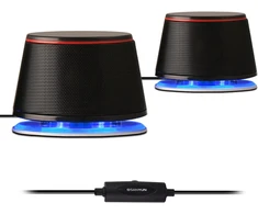 Kompiuterio kolonėlės Sanyun kompiuterinės kolonėlės SW102 2.0, 10 W, USB-A ir 3,5 mm