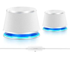 Kompiuterio kolonėlės Sanyun kompiuterio garsiakalbiai 2.0, 10 W, USB maitinimas ir 3,5 mm SW102