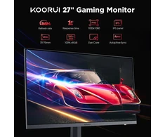 KOORUI žaidimų monitorius 27 colių Full HD IPS 165 Hz 1 ms Adaptive Sync GN06