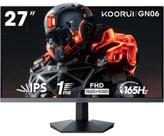 KOORUI žaidimų monitorius 27 colių Full HD IPS 165 Hz 1 ms Adaptive Sync GN06