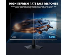KOORUI žaidimų monitorius 27 colių QHD IPS 240 Hz 1 ms 27E3QKS