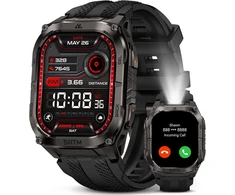 Kospet išmanusis laikrodis Tank M3 49 mm AMOLED ekranas Bluetooth skambinimas IP69K juodas
