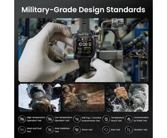 Kospet išmanusis laikrodis Tank M3 49 mm AMOLED ekranas Bluetooth skambinimas IP69K juodas