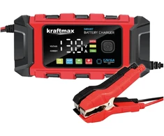 kraftmax akumuliatorių įkroviklis 12 V 6 A su temperatūros kompensavimu BC-360