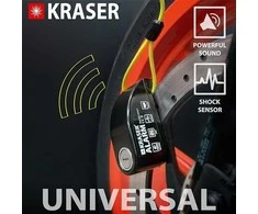 KRASER KR6Y Diskinis užraktas su signalizacija, juodas