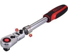 KS Tools teleskopinis perjungiamas terkšlinis raktas 3/8", 72 dantukai, 914.3820