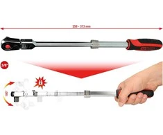 KS Tools teleskopinis perjungiamas terkšlinis raktas 3/8", 72 dantukai, 914.3820