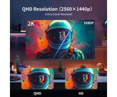 KTC 24 colių QHD IPS monitorius 2560 × 1440, 100 Hz, FreeSync, G-Sync H24T27