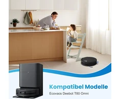 KTNAid 20 dalių atsarginių priedų rinkinys Ecovacs Deebot T80 Omni robotui dulkių siurbliui