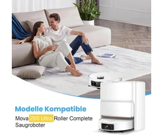 KTNAid atsarginių priedų rinkinys robotui dulkių siurbliui Mova Z60 Ultra Roller Complete, 22 vnt.