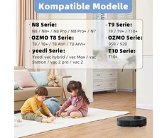 KTNAid dulkių siurblio priedų rinkinys Ecovacs Deebot ir Yeedi robotams, 14 dalių T8-14P
