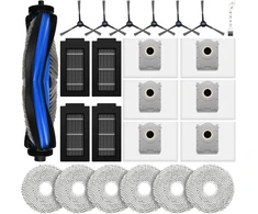 KTNAid priedų rinkinys robotui dulkių siurbliui Ecovacs Deebot T50 Pro Omni, 24 vnt.