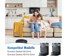 KTNAid roboto dulkių siurblio priedų rinkinys Ecovacs Deebot X8 Omni ir X8 Pro Omni