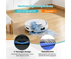 KTNAid robotų dulkių siurblių priedų rinkinys, 22 vnt., skirtas Ecovacs Deebot T30C Omni