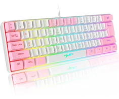 KUIYN žaidimų klaviatūra 60 %, 61 klavišas, USB, RGB apšvietimas KUIYN-61