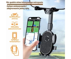 Kyduu automobilinis telefono laikiklis su 360° pasukimu, reguliuojama svirtimi ir ABS d6413c51-fd0c-4428-a131-b5bd8c44f315