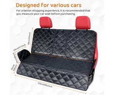 KYG vandeniui atsparus automobilio galinės sėdynės užtiesalas šunims 125 x 58 x 45 cm 6442B1B1