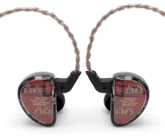 KZ į ausis įdedamos laidinės HiFi ausinės su 5 armatūriniais keitikliais AS10