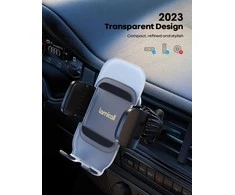 Lamicall automobilinis telefono laikiklis ventiliacijos grotelių tvirtinimui, metalinis, sukiojamas, STCV04-EU-B