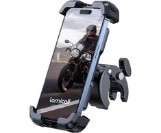 Lamicall dviračio ir motociklo telefono laikiklis, 360° pasukamas, 4,7–6,8 colio išmaniesiems telefonams, BP07-EU-B