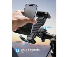 Lamicall dviračio ir motociklo telefono laikiklis, 360° pasukimas, silikoninė apsauga, BCSP20-EU-GY