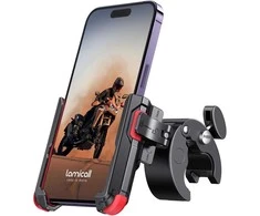 Lamicall dviratininkų ir motociklininkų telefono laikiklis, 360° pasukamas, 1 sekundės tvirtinimas, BP09-EU-RD