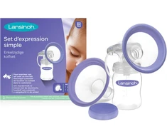 Lansinoh elektrinis kompaktiškas laktatorius 160 ml, violetinis, 20417