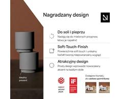 LARS NYSØM druskos ir pipirų barstyklių rinkinys iš nerūdijančiojo plieno Svæve SVA-5-TAUCRE