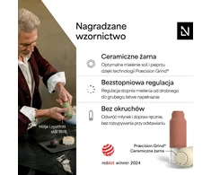 LARS NYSØM rankinių druskos ir pipirų malūnėlių rinkinys Omvendt, keraminis OMV-5-BRIALM