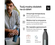 LARS NYSØM termogertuvė iš nerūdijančiojo plieno, 1,5 l, iki 12 val. išlaiko gėrimą karštą ir iki 24 val. šaltą, REN-7-STASTE