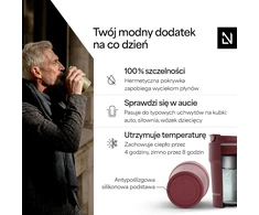 LARS NYSØM termopuodelis 380 ml, sandarus, su vakuumine izoliacija BVG-2-BERRED